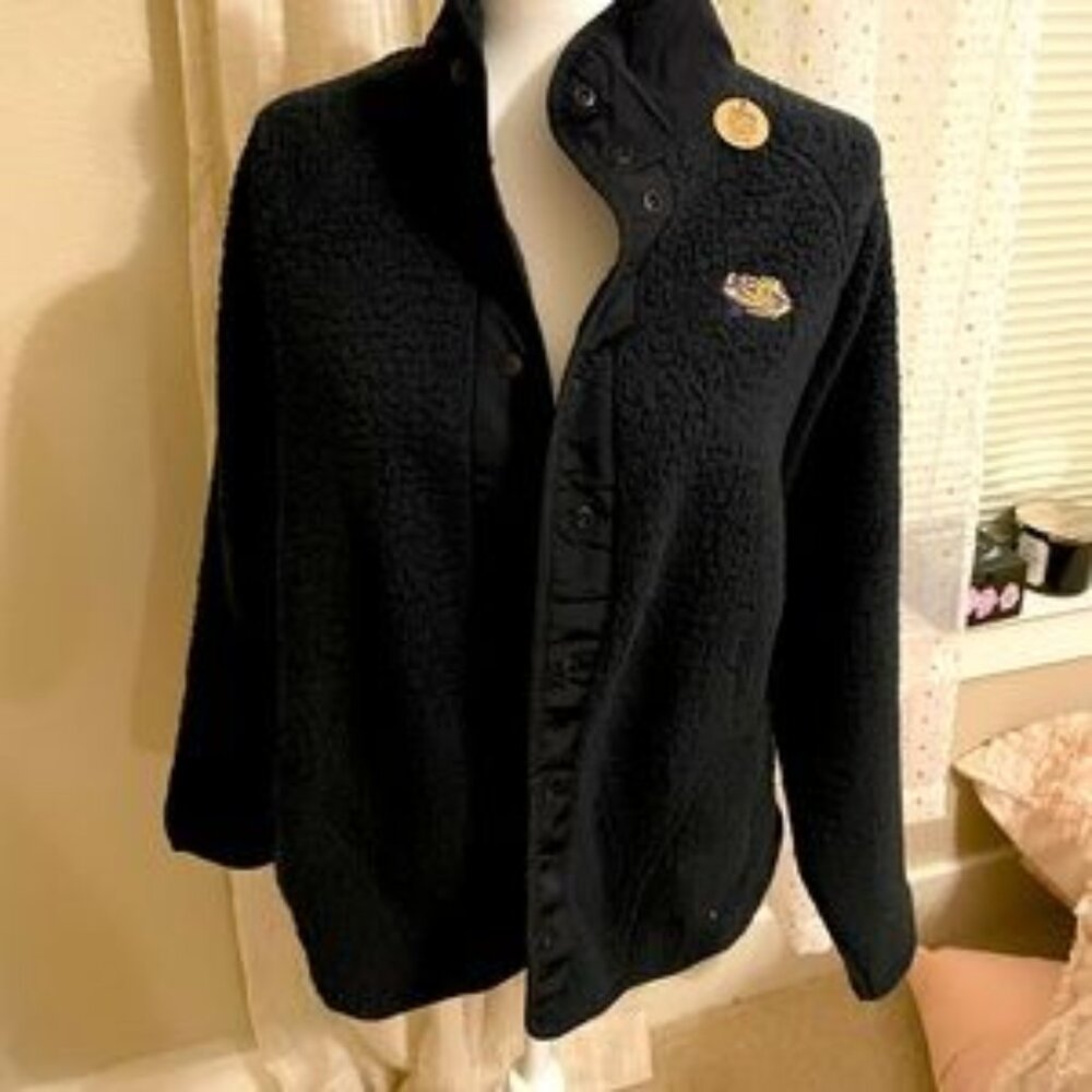 Pink LSU NWT Sherpa Jacket